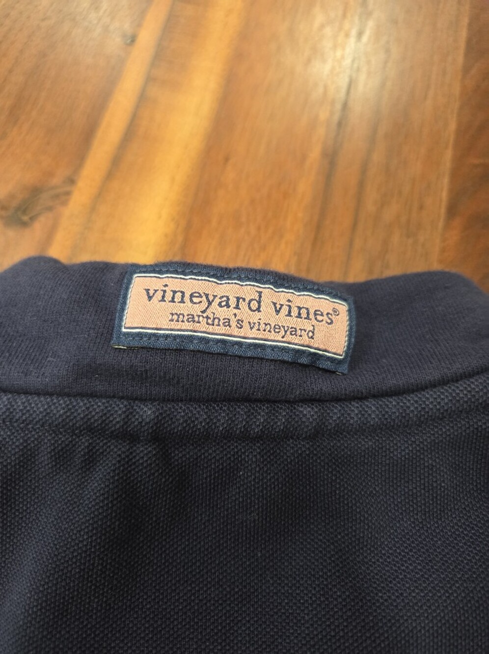 Vineyard Vines The Shep Shirt Nautical Striped Quarter-Zip Pullover Large - Picture 8 of 8